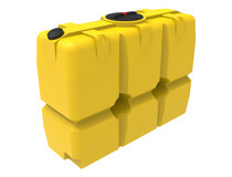Бак прямоугольный RSK2000 пластиковый желтый